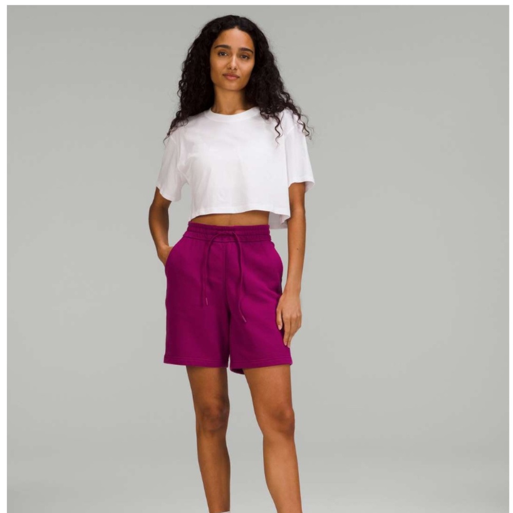 Lululemon Loungeful High-Rise Short 7" Magenta Purple
